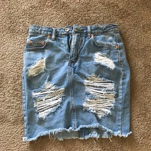 Denim skirt